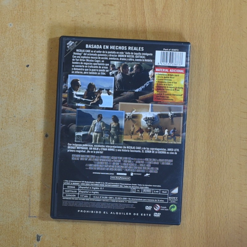 EL SEÑOR DE LA GUERRA - DVD