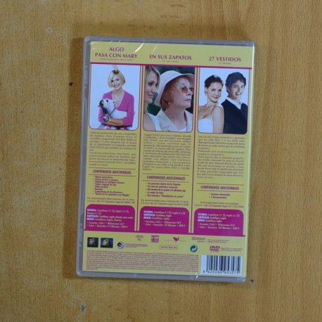 ALGO PASA CON MARY / EN SUS ZAPATOS / 27 VESTIDOS - DVD