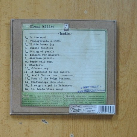 GLENN MILLER - GLENN MILLER - CD