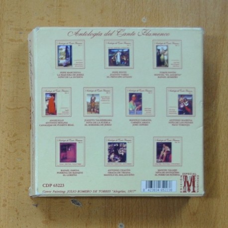 VARIOS - ANTOLOGIA DEL CANTE FLAMENCO - BOX 10 CD