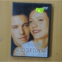 ALGO QUE CONTAR - DVD