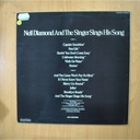 NEIL DIAMOND - AND THE SINGER SINGS HIS SONG - LP