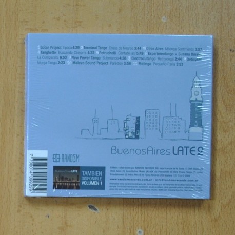 VARIOS - BUENOS AIRES LATE 2 - CD