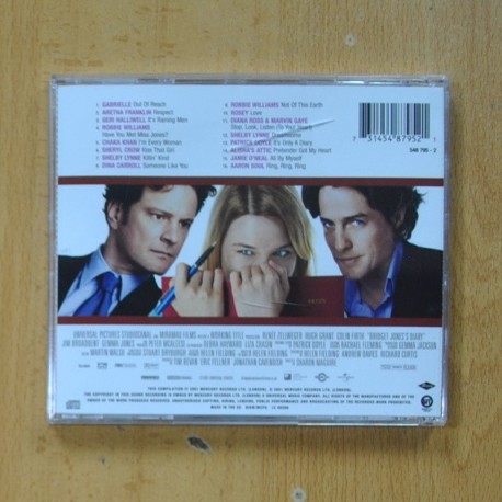 VARIOS - BRIDGET JONES DIARY - CD