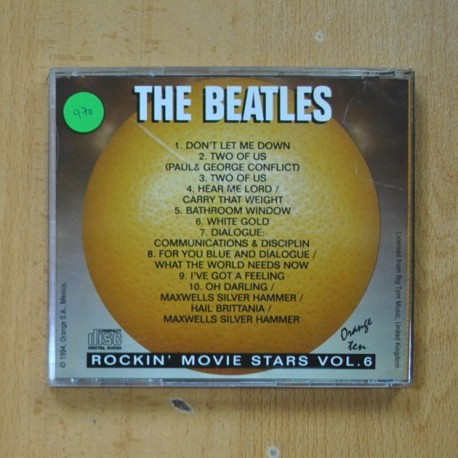 THE BEATLES - ROCKIN MOVIE STARS VOL 6 - CD