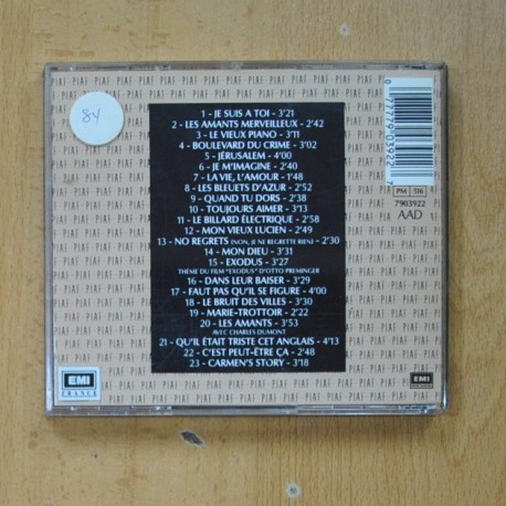 EDITH PIAF - PIAF VOLUME 8 - CD