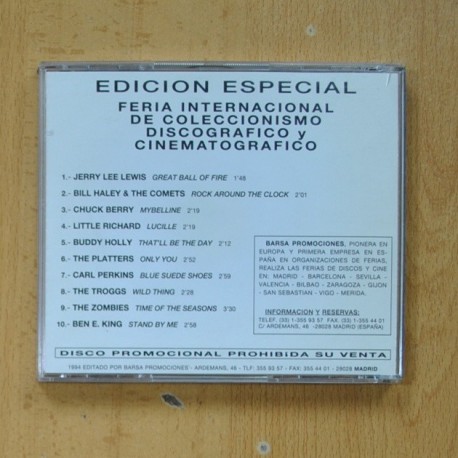 VARIOS - FERIA INTERNACIONAL DEL COLECCIONISMO DISCOGRAFICO Y CINEMATOGRAFICO - CD