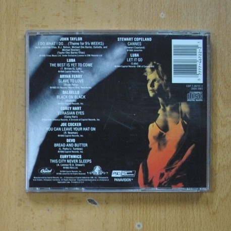 VARIOS - 9 1 / 2 WEEKS - CD