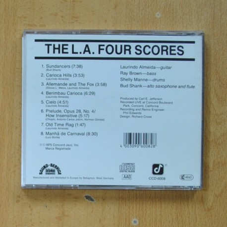 THE L.A. FOUR - SCORES - CD