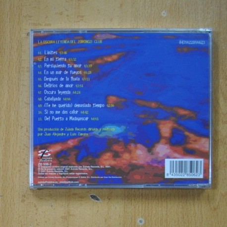 ZORONGO CLUB - LA OSCURA LEYENDA DEL ZORONGO CLUB - CD