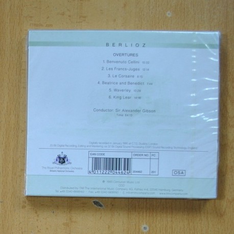 VARIOS - BERLIOZ - CD