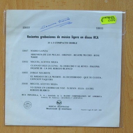 LOS HERMANOS SILVA - LOS HERMANOS SILVA - EP