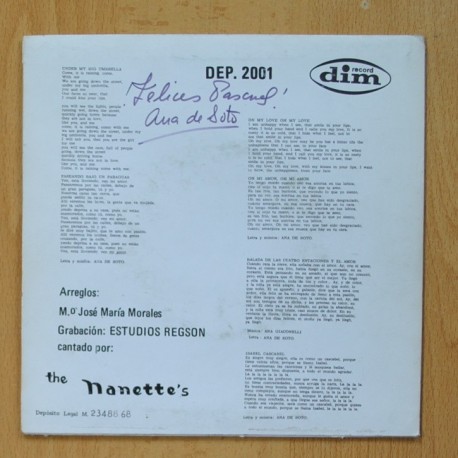 THE NANETTE´S - ISABEL CASCABEL + 3 - PROMO - EP