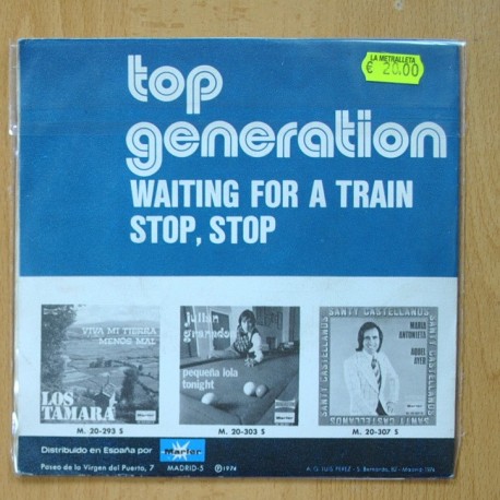 TOP GENERATION - WAITING FOR A TRAIN / STOP, STOP - SINGLE
