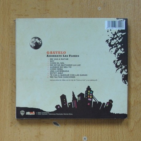 GASTELLO - AHORRATE LAS FLORES - CD