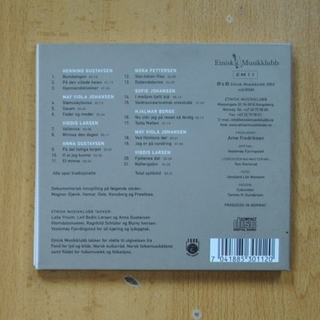 VARIOS - VISER PA VANDRING VOL 1 - CD