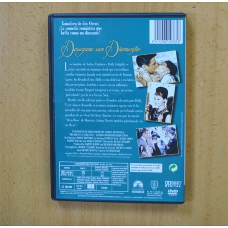 DESAYUNO CON DIAMANTES - DVD