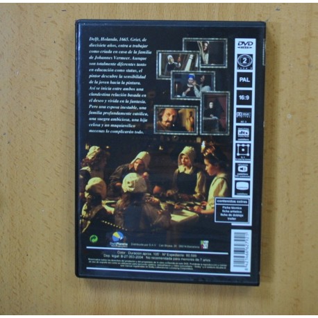 LA JOVEN DE LA PERLA - DVD