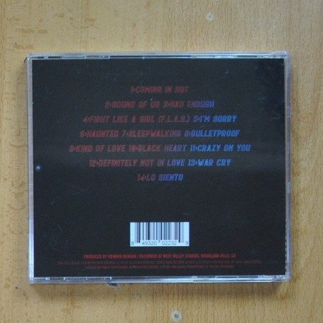 DIAMANTE - COMING IN HOT - CD