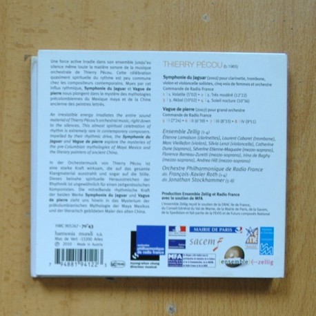 THIERRY PECOU - SYMPHONIE DU JAGUAR VAGUE DE PIERRE - CD