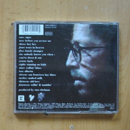 ERIC CLAPTON - UNPLUGGED - CD