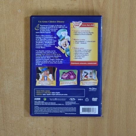 ALICIA EN EL PAIS DE LAS MARAVILLAS - DVD