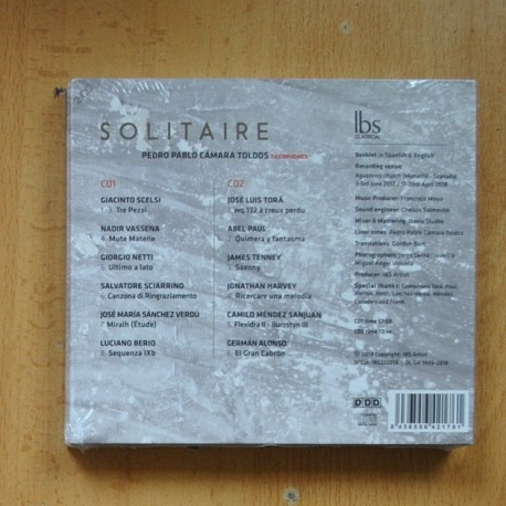 PEDRO PABLO - SOLITAIRE - CD