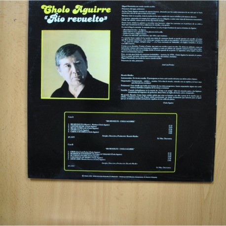 CHOLO AGUIRRE - RIO REVUELTO - PROMO GATEFOLD LP