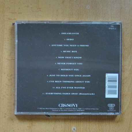 MARIAH CAREY - MUSIC BOX - CD