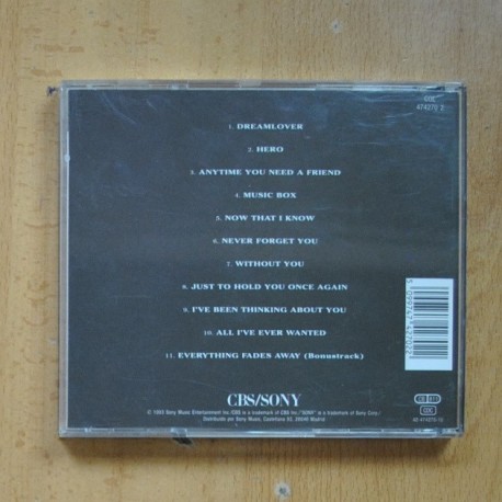 MARIAH CAREY - MUSIC BOX - CD