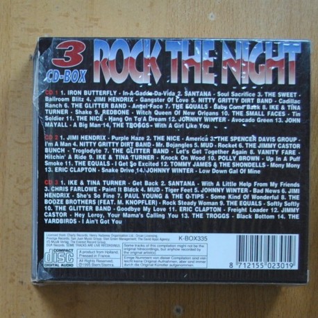 VARIOS - ROCK THE NIGHT - 3 CD