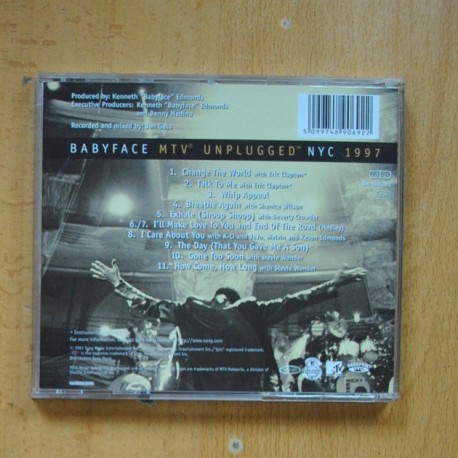 BABYFACE - MTV UNPLUGGED NYC 1997 - CD