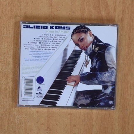 ALICIA KEYS - SONGS IN A MINOR - CD