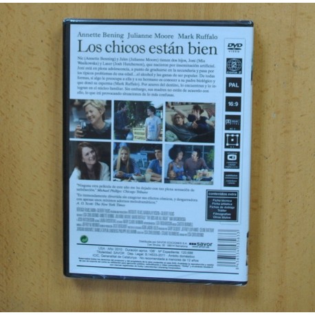 LOS CHICOS ESTAN BIEN - DVD