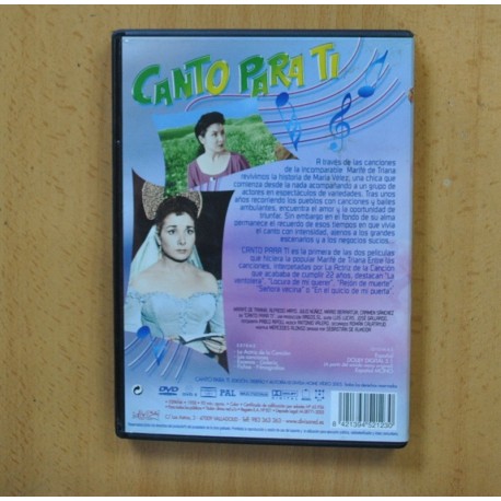 CANTO PARA TI - DVD