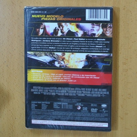 FAST & FURIOUS AUN MAS RAPIDO - DVD