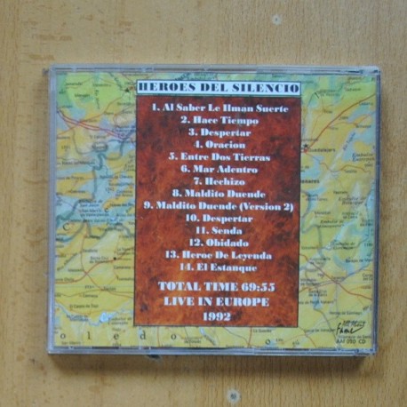 HEROES DEL SILENCIO - CUATRO HEROES OLVIDADOS - CD