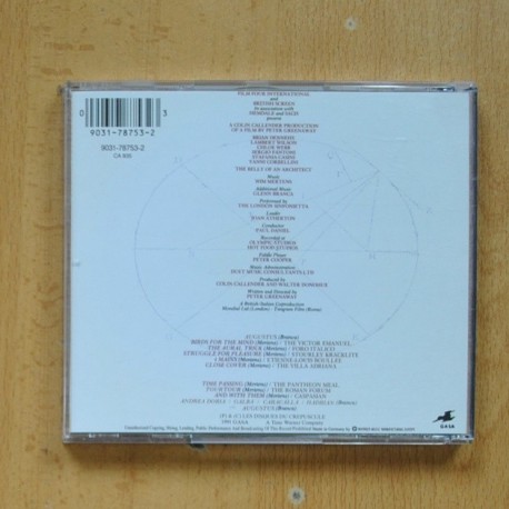 VARIOS - THE BELLY OF AN ARCHITECT - CD