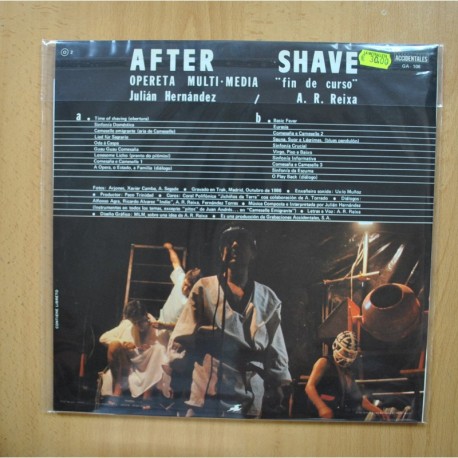 JULIAN HERNANDEZ / A R REIXA - AFTER SHAVE - LP + LIBRETO