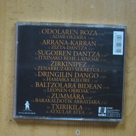 IBON KOTERON / KEPA JUNKERA - LEONEN ORROAK - CD