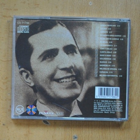 CARLOS GARDEL - LO MEJOR DE CARLOS GARDEL - CD