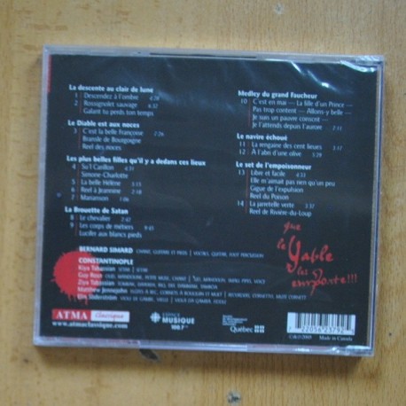 CONSTANTINOPLE / BERNARD SIMOND - QUE LE YABLE LES EMPORTE - CD