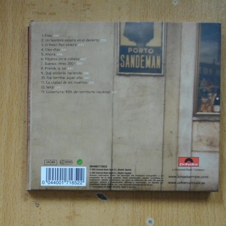 ISMAEL SERRANO - LA TRAICION DE WENDY - CD