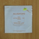 ALLIGATORS - LETRA AZUL - SINGLE