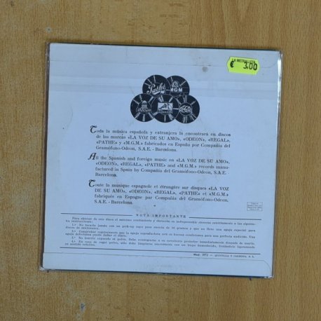 ALMA COGAN - WILLIE CAN + 3 - EP