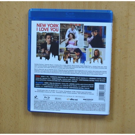 NEW YORK I LOVE YOU - BLURAY