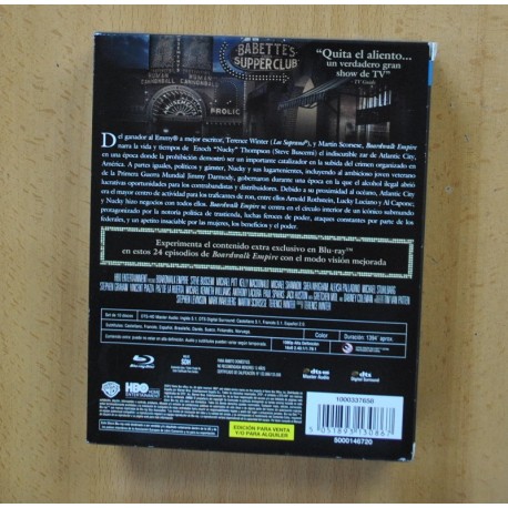 BOARDWALK EMPIRE - PRIMERA Y SEGUNDA TEMPORADA - BLURAY