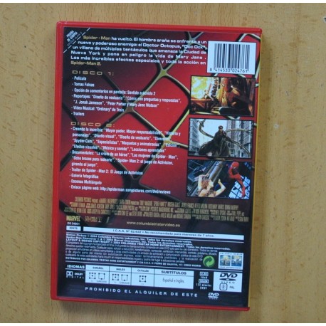 SPIDER MAN - DVD
