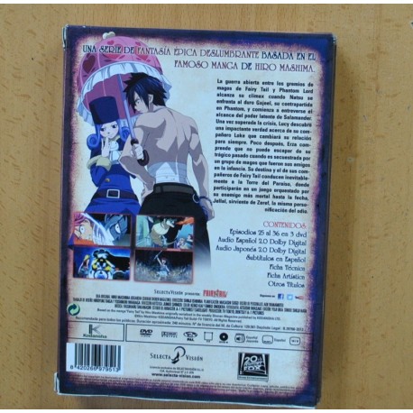 FAIRYTAIL - TERCERA TEMPORADA - DVD