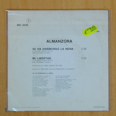 ALMANZORA - SE HA ENAMORADO LA NENA / MI LIBERTAD - SINGLE